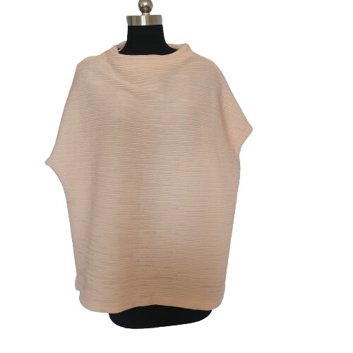 Vintage Peach Metallic Boxy Blouse By CANDA