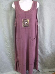 VTG 90’s California Concepts Purple Knit Jumper Dress Size 8 NWOT