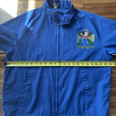 Vintage 1994 Betty Boop Jacket Lightweight Fabric Made In USA Blue Graphic Sz L