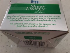 VTG 90’S L’eggs Sheer Energy All Sheer Pantyhose Sheer Toe Sz.B NIB NOS 60925