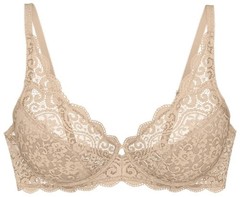 Triumph Womens Amourette Wired Lace Bra – Skin Beige