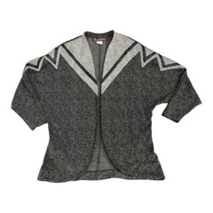 Marie St. Moritz Vintage 80s Open Concept Knit Cardigan Sweater Size M