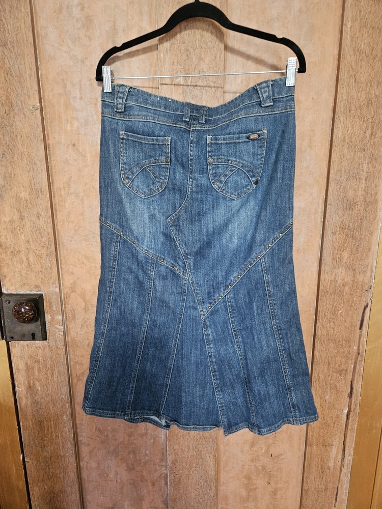 Vintage 90s Candies Denim Body con Wiggle Skirt