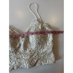 Anthropologie BHLDN || Catherine Deane Havana Lace Corset Bridal Top White 6