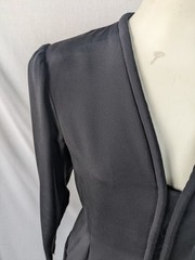 Vintage 1980s Pauline Trigere Cocktail Dress Sz M Exc Cond