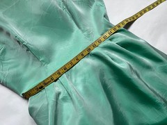 Vintage 50’s Harry Keizer Mint Green Fit Flare Short Sleeve Dress Size 10
