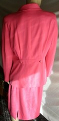 E. HUNGARIAN VINTAGE ORIGINAL suit 80s skirt + wool/viscose jacket size 48/14