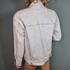 80’s 90’s Jordache Jeans Jacket Denim Light Wash Personalized “Lucy” Ribbons L