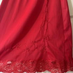VTG Hollywood Vassarette by Munsingwear Size L Lace Hem Half Slip Sissy Silky
