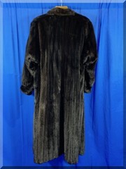 NATURAL RANCH MINK COAT JOSEPH PALANKER & SONS 54 INCHES LONG $9500.00 APPRAISAL