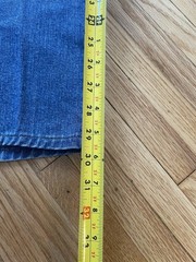 Vintage 1990s Armani Button Fly Denim Baggy Hip Hop Jeans 34×34 Fit 32×30