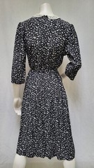 Vintage Jane Schaffhausen Belle France Floral Dress Lace Collar – Size M