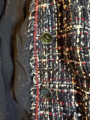 Chanel Vintage Tweed Jacket 2005 Karl Lagerfeld FR 42 (Tailored w/ all fabric)