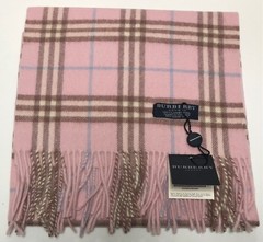 Burberry London Pink Lambswool Scarf – Custom
