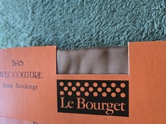 Le Bourget Bas Avec Couture Seam Stockings Made In France Sz 4 Large Zibeline…