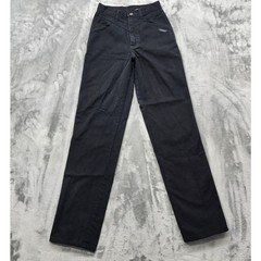 Vintage Rocky Mountain Rockies Jeans Women 27/5 Black High Rise Bareback Western