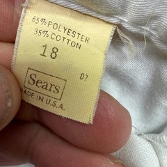 Lot of 3 Vintage Sears High Rise Chino Shorts Women 18 Cuffed USA 80s Retro Chic