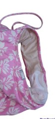 Vintage 80s Jag Womens Swimsuit One Piece Sz 12 Pink White Floral Padded Prop