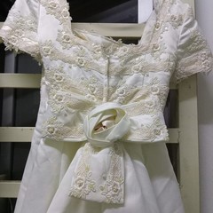 Bridal Wedding Dresses Gown Lot of 3 Vintage Bundle 80s-90s Size S-M