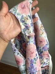 STUNNING VTG DEENA Floral Silky Satin 2pc Camisole Tank & Shorts Lingerie Set M