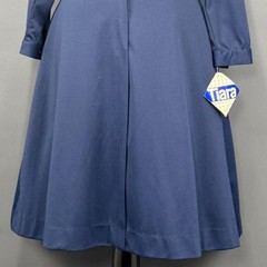 Vintage Tiara Dress Womens 16 Long Sleeve A Line Shirt Uniform 70s Polyester