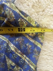VTG 1950s Handmade Batik Block Print Metal Zip Boho Fit Flare Sundress PXS