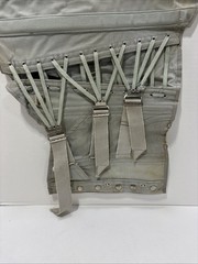 Antique Corset. Light Blue Anatomical Support Strappy Adjustable Form Fitting