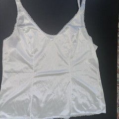Vintage Vanity Fair Camisole Top Womens 36 / 42 White Style 17-760 Sissy