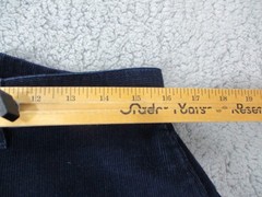 Vintage 70s Levis Womens Size 18 (32×33) Corduroy Navy Blue Flat Front
