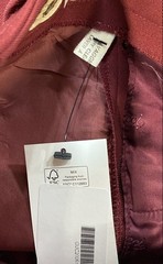Vintage 90s Gucci Women’s Burgundy Pleated 100% Wool Trousers Pants Sz IT 38