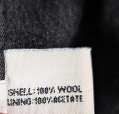 VTG Forecaster of Boston Ladies Gray Long Coat Black Velvet Collar Sz 14