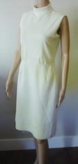 Butte Knit 2 Piece Suit Dress & Jacket Chocolate Brown Jacket White Dress Mock