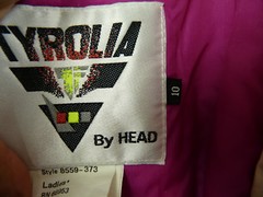 Lot of 3 set Tyrolia By Head 1/4 Zip Pullover Ski set Jacket Size M Pants,gloves