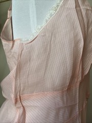 Vintage Stonecutter Slip Dress Bias Cut Pink Peach 30s 40s Rare XL?