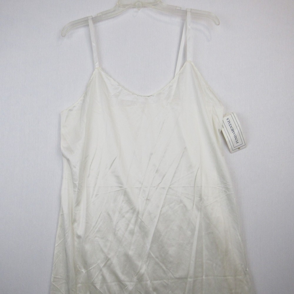 Sears Lingerie Ivory Slip Size 40 Adjustable Straps Fundamentals Made in USA