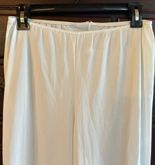 Vtg SEARS Doesn’t Slip Nylon Antron III Hip 36/38 Tall Length M Slip Pants