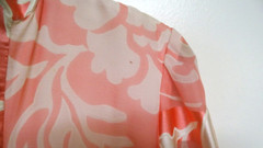 Ceil Chapman Dress Vintage Pink Long Sleeve Maxi V Neck