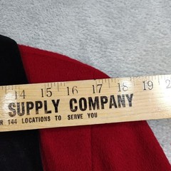 Vtg Overcoat Women’s L* MADE IN USA 100% Wool Long Double Breasted Velvet Collar