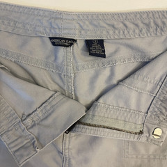 AEO American Eagle Outfitters MINI SKIRT Gray Cotton size 2 VTG Y2K
