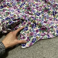 Vtg 80s Spring Floral Button Up Romper M Cotton Best American Clothing *Read*