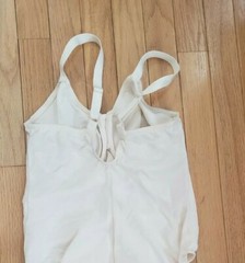 Vanity Fair VTG teddy shape wear Coquette bodysuit shimmer 36 D Ivory Ethereal