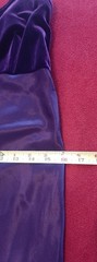 VTG Gunne Sax Jessica McClintock Purple Satin/Velvet Sheath Dress Sz 11/12