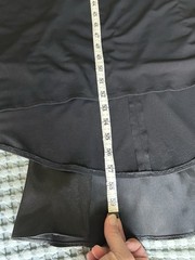 Vintage 90s Black Prom Formal Gown Satin Sexy Back Long Size 9/10