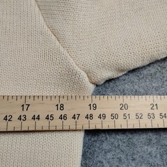 Vintage Cheerleader Supply Co USF Varsity Wool Sweater Cream Green Gold Size 38