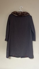 Vintage International Ladies’ Garment Workers’ Union ILGWU Wool Coat Fur Collar