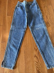 Vintage Jordache Women’s Straight Leg Denim Jeans Blue Medium Wash Size 7 Long