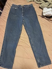 Vintage LL Bean Jeans Womens 18 TALL Blue Classic Fit Curvy High Rise Straight