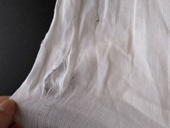 Antique 1910s Edwardian Cotton Tea Lawn Dress With Lace Sheer White