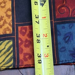 Winlar Vintage Color Block Animal Print Kaftan Moomoo One Size