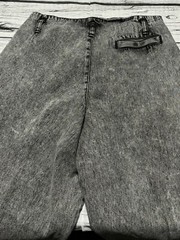 80s Vintage Kozmic Blues Black Acid Wash Baggy Jeans Size 30X30